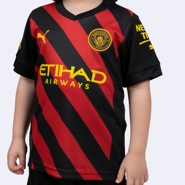 Kit extérieur enfant Manchester City 22/23